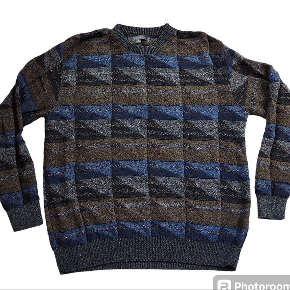 Croft & Barrow sz XL Grandpa Crewneck Sweater - Picture 1 of 4